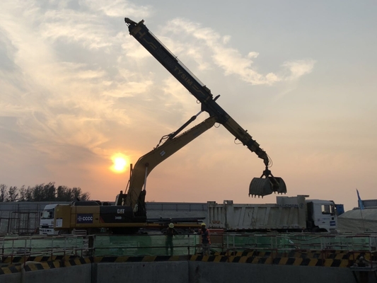 KM260 هیدرولیک شمع دکل سیلندر سیم طناب حفاری عمودی 27180 میلی متر