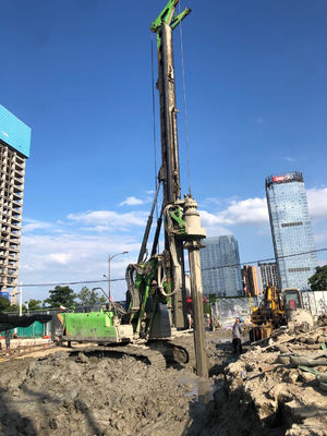 عرض 2900 میلی متر 110KN هیدرولیک روتاری ستون Rig KR125A