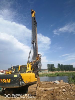 دستگاه دکل بندی شمع گردان حفره ای هیدرولیک TYSIM KR80A با حداکثر گشتاور 80 KN.M