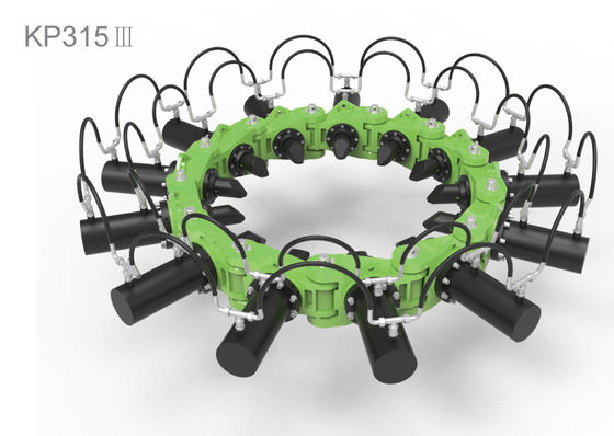 کیفیت  Crush Round Concrete Pile Head Hydraulic Pile Breaker For Excavator , Pile Diameter 300~1050mm TYSIM KP315A کارخانه