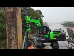 دستگاه حفاری چرخشی کوچک دستگاه چاه آب قابل حمل Tysim Kr50 با بیل مکانیکی 7 - 20 تنی