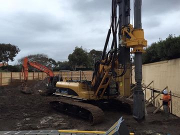 TYSIM Bored Pile Driving Machine KR150C Hydraulic Piling Rig 52m Max Drilling عمق 1500 mm Max.