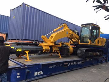 استخدام دستگاه دکل بندی هیدرولیک ، تجهیزات اصلی راننده 65 KN اصلی Winch Line Pull Pile