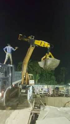 24.8 متر بازوی تلسکوپی حفاری