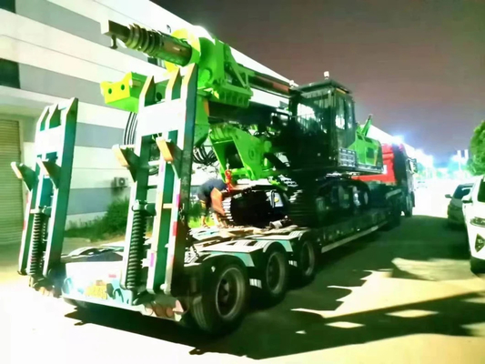 قطر 1300 / 1500 میلی متر دکل شمع بندی هیدرولیک Tysim KR125A زمین شناسی خاک رسی زمان سوراخ 40 دقیقه