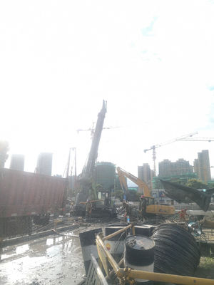 عرض 2900 میلی متر 110KN هیدرولیک روتاری ستون Rig KR125A