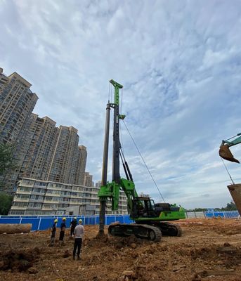 عمق حفاری 54 متر قطر 2500 میلی متر شمع چرخشی گشتاور دستگاه 300kN.m KR300C