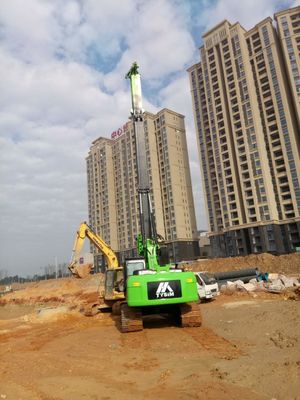 TYSIM Bored Pile Driving Machine KR150C Hydraulic Piling Rig 52m Max Drilling عمق 1500 mm Max.