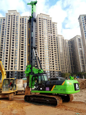 TYSIM Bored Pile Driving Machine KR150C Hydraulic Piling Rig 52m Max Drilling عمق 1500 mm Max.