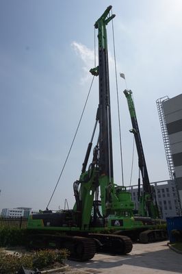 عمق حفاری 80m 23rpm دستگاه دکل بندی شمع با Kelly Bar Max.