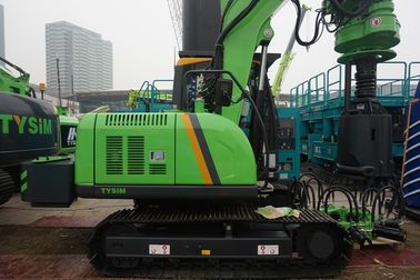 Piling Rig Hire 7 - 40 Rpm Borehole Drilling Machine 30 M / min Main Winch Line Speed ​​KR50A Rotary Piling Rig